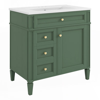 Meuble-lavabo de 30 po avec lavabo supérieur