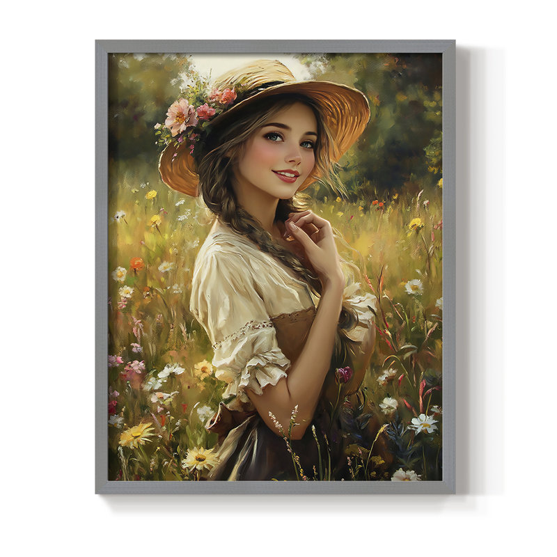 Reproduction encadrée WOMEN Series CCXCV III - bois massif, Gris, H 11 po x l 9 po