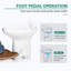 Siège de toilette allongé 3 pièces 3 GPF inclus