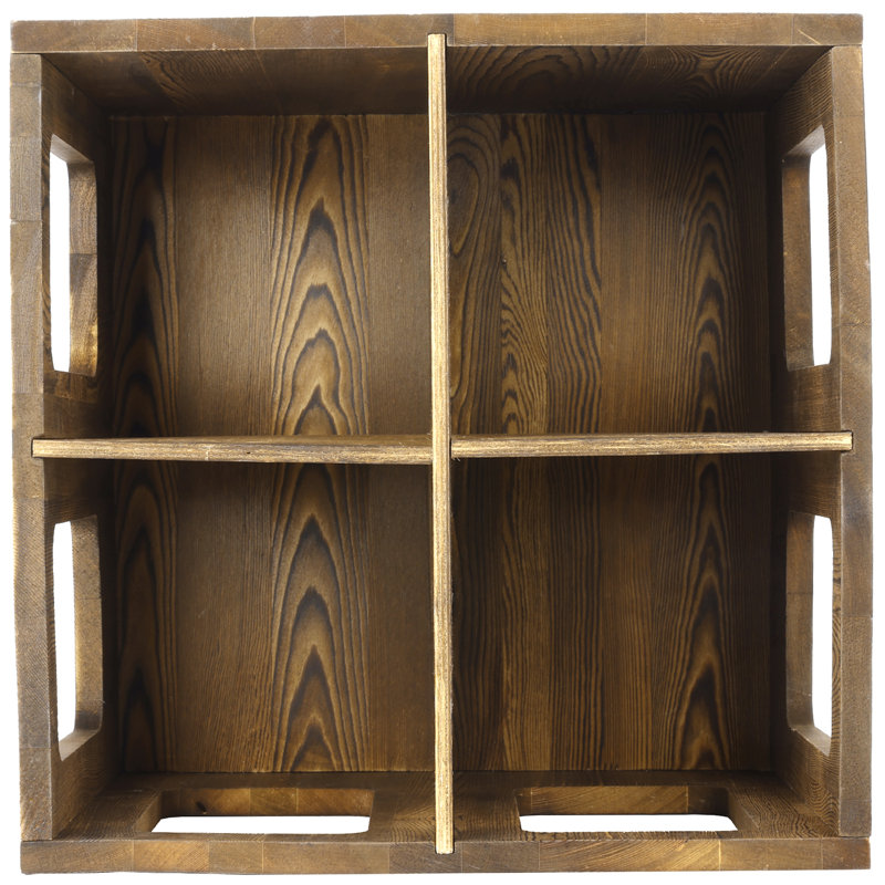 4 Slot Solid Wood Yoga Mat Rack