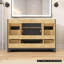 Base de meuble-lavabo simple en bois massif de 48 po seulement-94886257