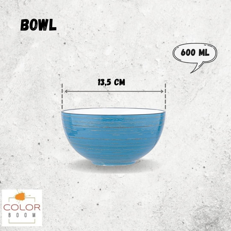 Wilmax Wilmax Colourboom Small Bowl 600ml / 14cm, Blue