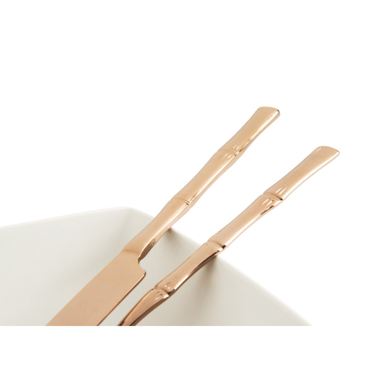 Excelsa Bambu' Copper Cutlery Set 24 Pieces, Copper