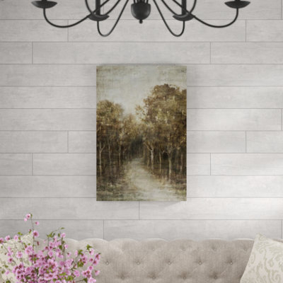Une promenade dans les bois par Elena Carlie - Peinture
