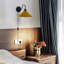 Industrial Modern Anayaa Plug-In Wall Sconce – Metal Cone Shade with Cord Dimmer for Easy Mounting-1745416446