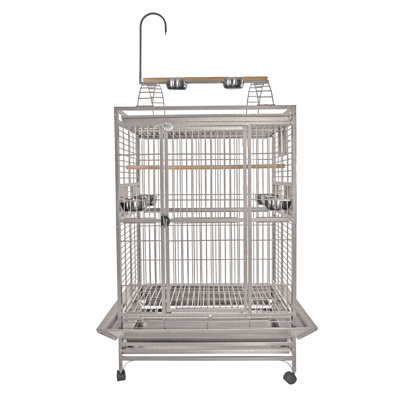 XXX Large Play Top Bird Cage Platinum