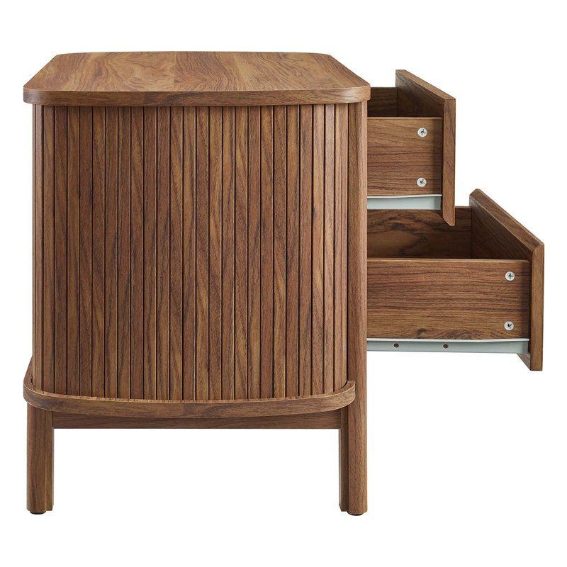 Modway Cadence Nightstand, Walnut
