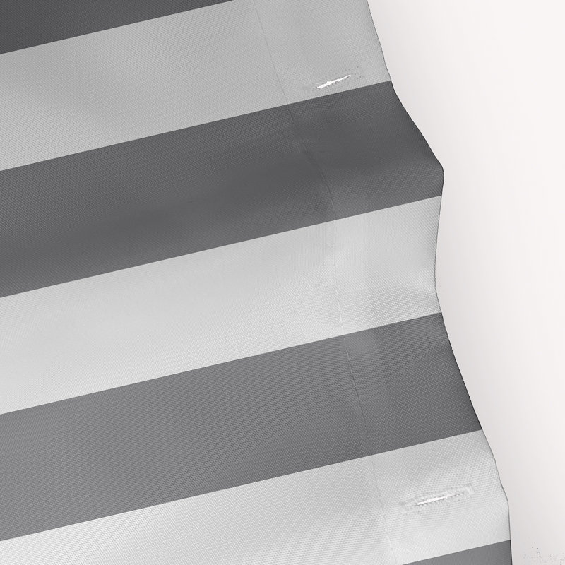 Rideau de douche simple, Gris classique