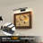 LED Picture Light, 16 Inch Battery Operated Wall Sconce, Adjustable Swing Arm Black Gallery Lighting for Paintings Display