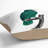 Emerald Cuban Amazon Parrot by F. Levaillant Cushion with Filling-305395089-305395088