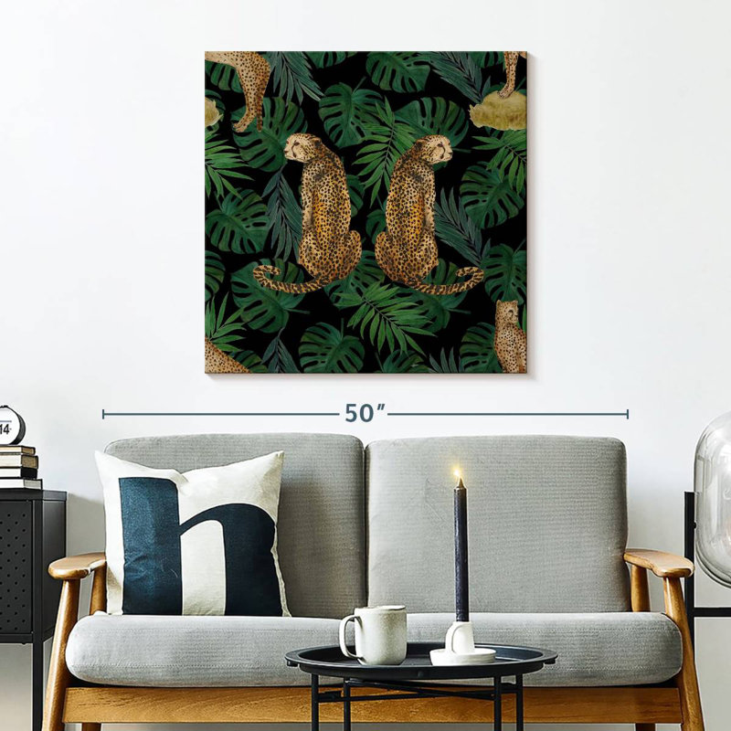 Brampt Exotic Cheetahs, 30" H x 30" W