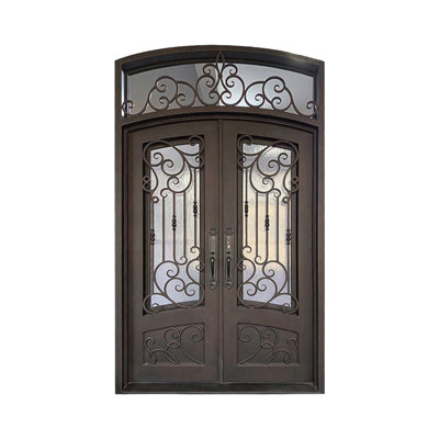 Nimbus Arched Iron Door
