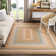 Tapis performance géométrique tissé à la main et lavable à la machine Georgina