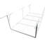 Support de garage blanc en métal 4 x 8 pi, 600 lb Capacité de charge, 22 po à 40 po réglable sur le plancher pour le garage à outils, capacité, rangement pour outils rabattables