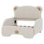 Canapé-lit simple tapissier extensible de taille XL