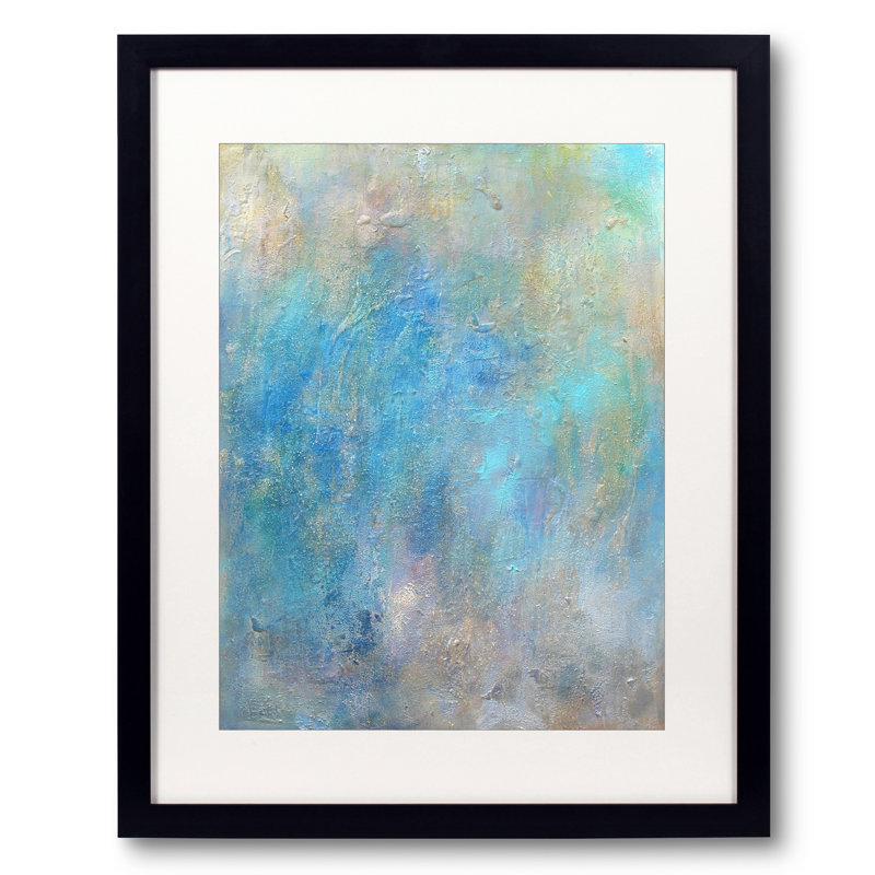 113 Oceana Print by Anne B. Schwartz, 31.25" H x 25.25" W, Black Framed Paper