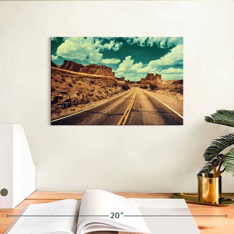 Mehar Retro Desert Road, H 8 po x l 12 po