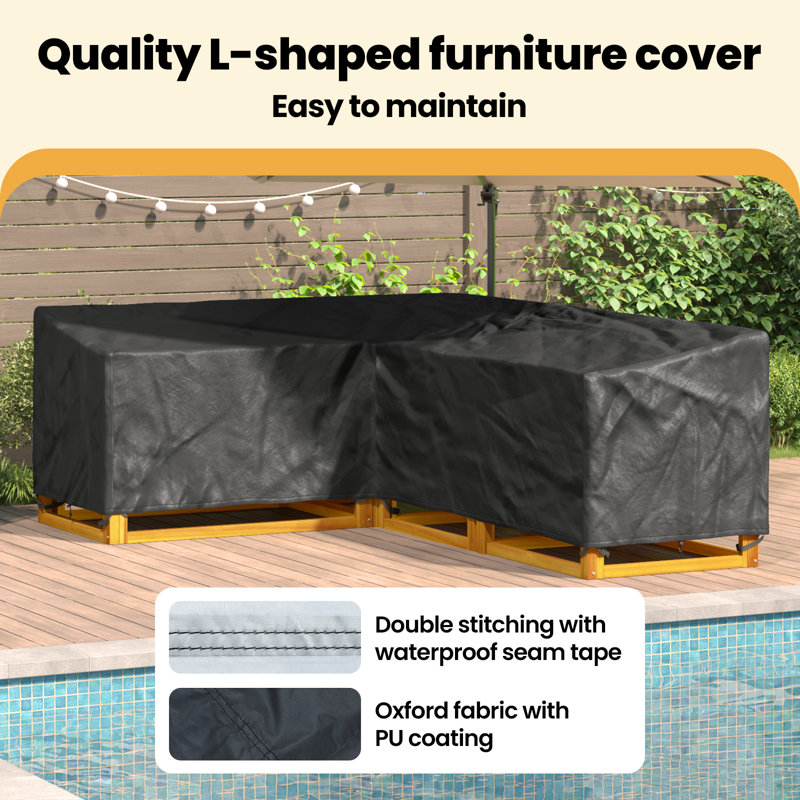 286cm Outdoor Patio Sectional Cover