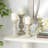 Mango Wood Turned Style Pillar Candle Holders (Set of 3)-2145879325
