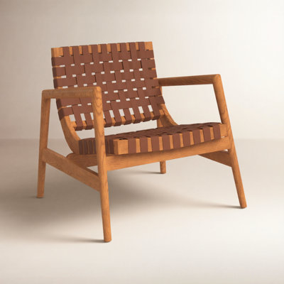 Warbler Cedar Genuine Leather Side Chair