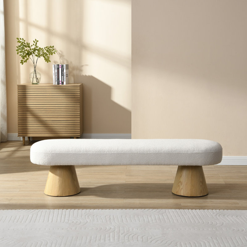 Repose-pieds confortable, Beige