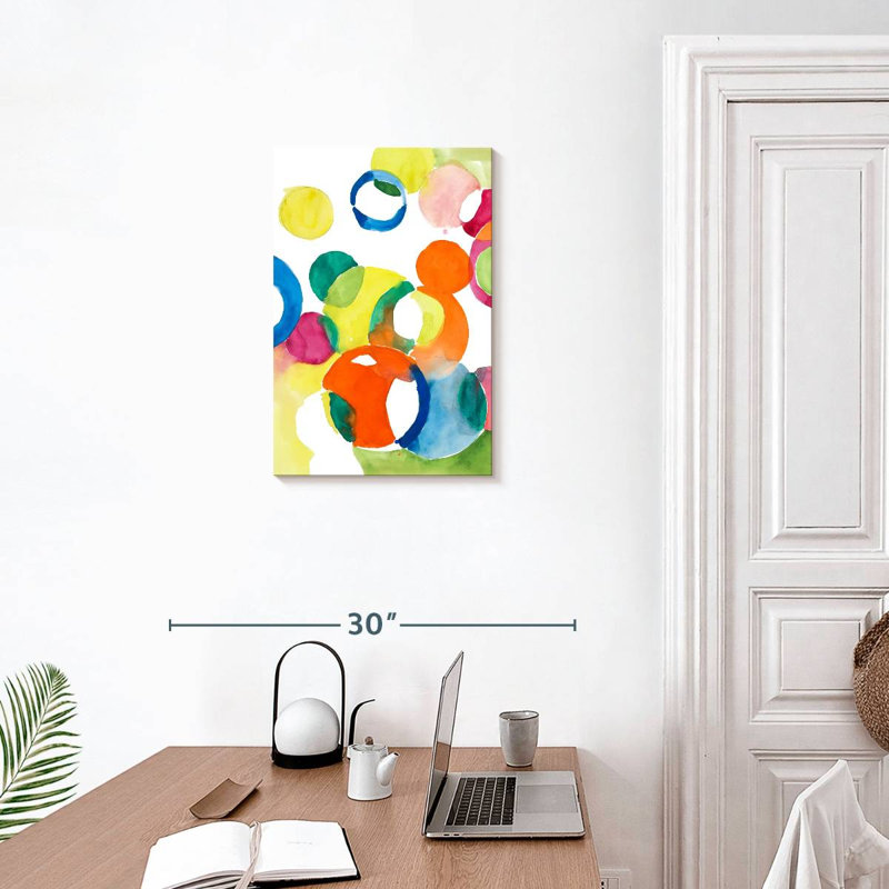 Cercles colorés Avery, H 24 po x l 16 po