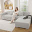 Housses pour canapé modulaires à texture rectangulaire - Protecteur durable et extensible pour canapé en forme de L, cadeaux gratuits inclus-1779669027-1779669029