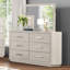 Commode transitionnelle l 61,6 po, gris clair