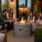 32'' W Concrete Style Propane Outdoor Alloy Steel Frame Fire Pit (Update Version)-126057432