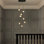 Luminaire suspendu 18 po pour éclairage de style moderne en graine 18 lumières
