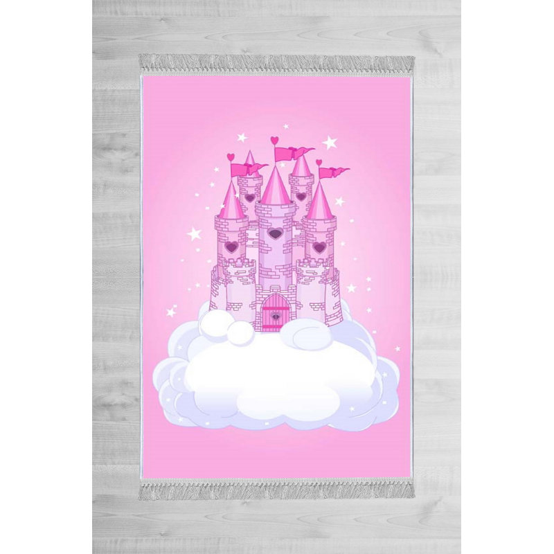 Cremont Cotton Pink/Grey/White Rug, Rectangle 180 x 280cm