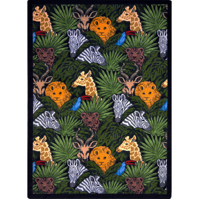 Just for Kids Animal Hide & Seek Area Rug