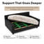 Canapé-lit orthopédique pour chien Dream Haven - Rouille-962161606-985494064