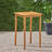 Outdoor Minimalist Acacia Wood Square Bar Table - Teak Finish-1260038844