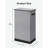 Laundry Hamper With Lid 100L Large & Tall Collapsible Laundry Basket, Clothes Hamper