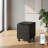 Luxury Leather Chest with Fingerprint & App Control, WiFi/Bluetooth Smart Biometric Security Box with LED, Temperature/Humidity Display for Bedroom, Closet & Office-1604783690
