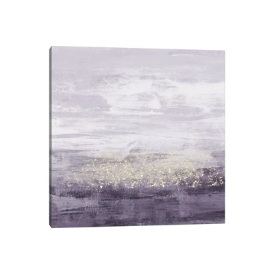 «Amethyst Glitter II» par Jennifer Goldberger, reproduction d'art sur toile tendue