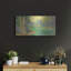 Art mural en métal luxueux, "Lake région" par Allayn Stevens, 24 po x 12 po-114967929