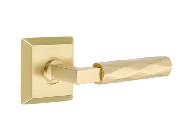 Poignée d'intimité, Laiton satiné, Handle Orientation