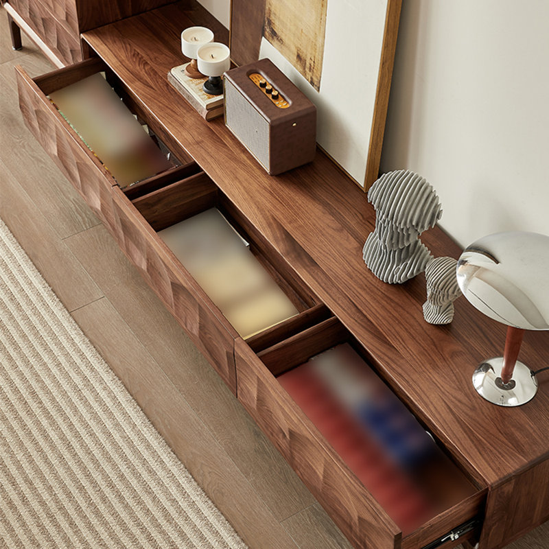 Italian style solid wood TV stand