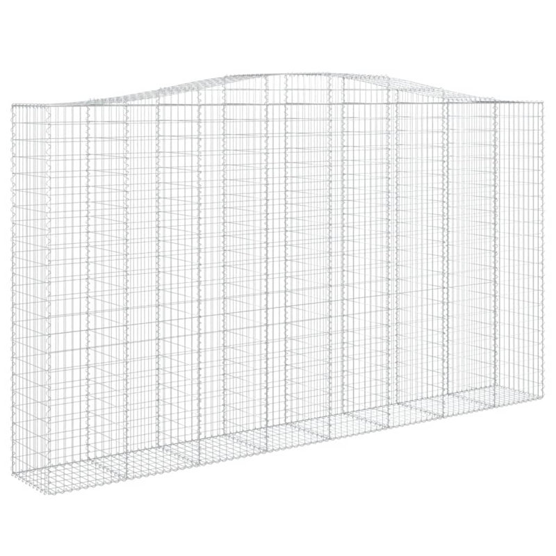 Avaiah Silver Metal Fence Panels Included, 240cm H x 400cm W x 50cm D