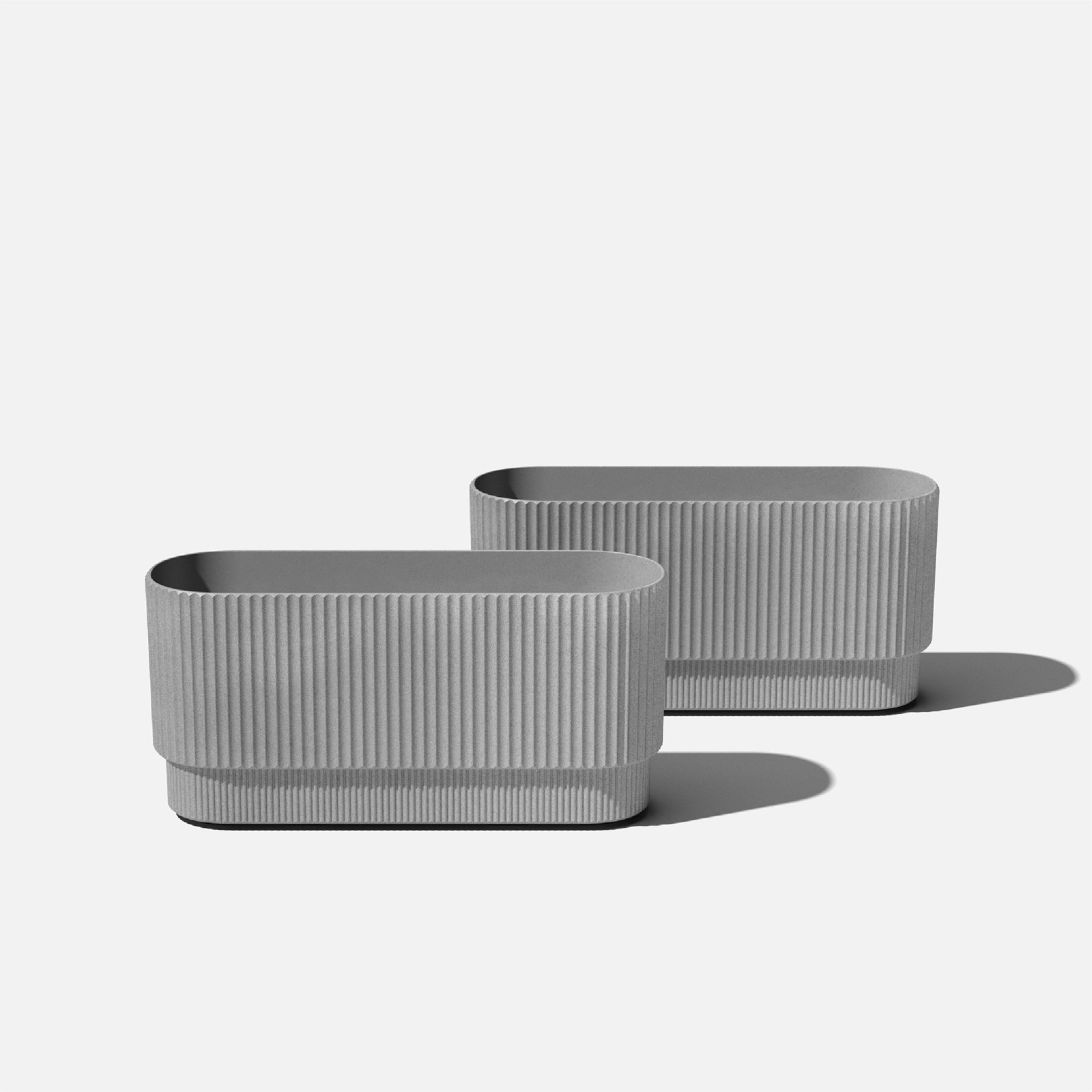 Demi 30" Planter Box, Gray, 2