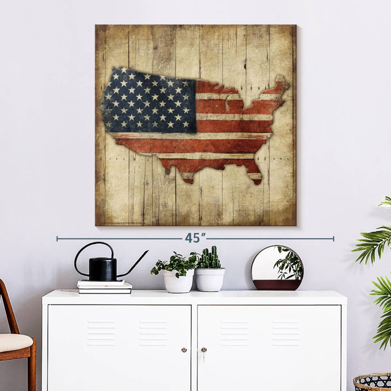Aliaz Wooden US Map