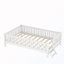 Wooden Twin Size Bed With Guardrail-1970593085