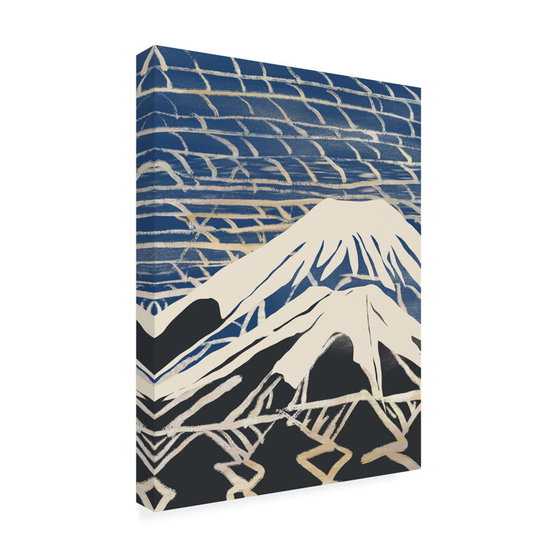 «Little Dean Snowy Peak», art sur toile, H 14 po x l 19 po