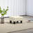 Ottoman Foot Rest, Small Foot Stool with Linen Fabric Upholstery and Plastic Legs, Cube Ottoman for Living Room-31207533