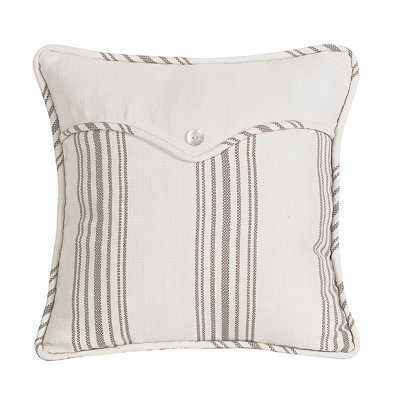 Wolftail Buttons Throw Pillow