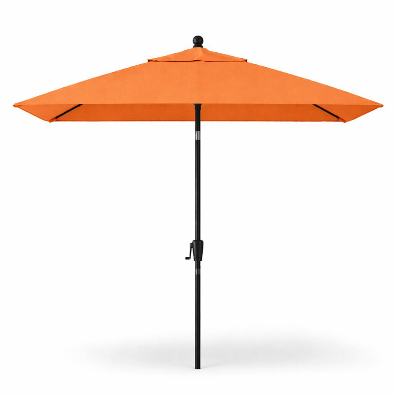 Natalie 103'' x 78'' Rectangular Market Umbrella, Black Sapphire, Canvas Tuscan Sunbrella® Canvas