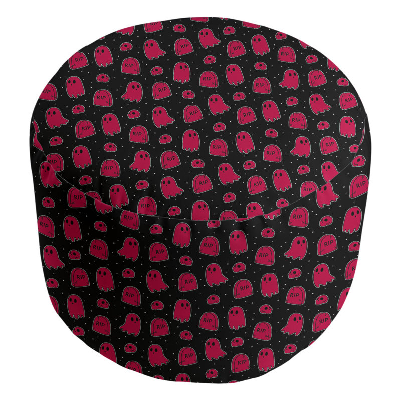 Repose-pieds Avicia, Rouge/noir
