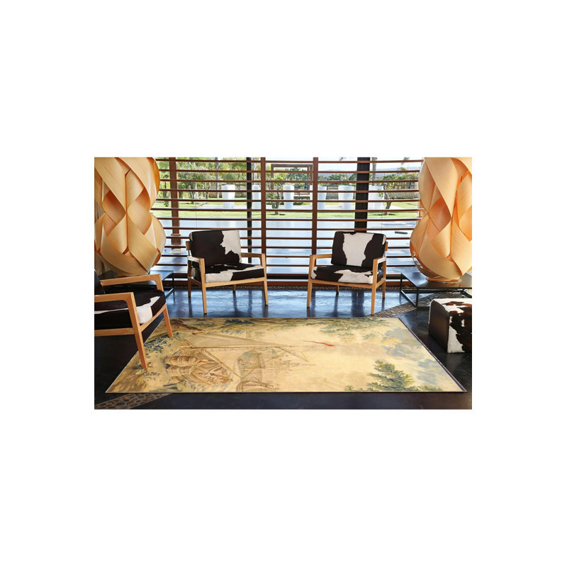 Tapis tissé à motif lavable, Sous-tapis rectangulaire 5 pi 1 po x 7 pi 7 po inc